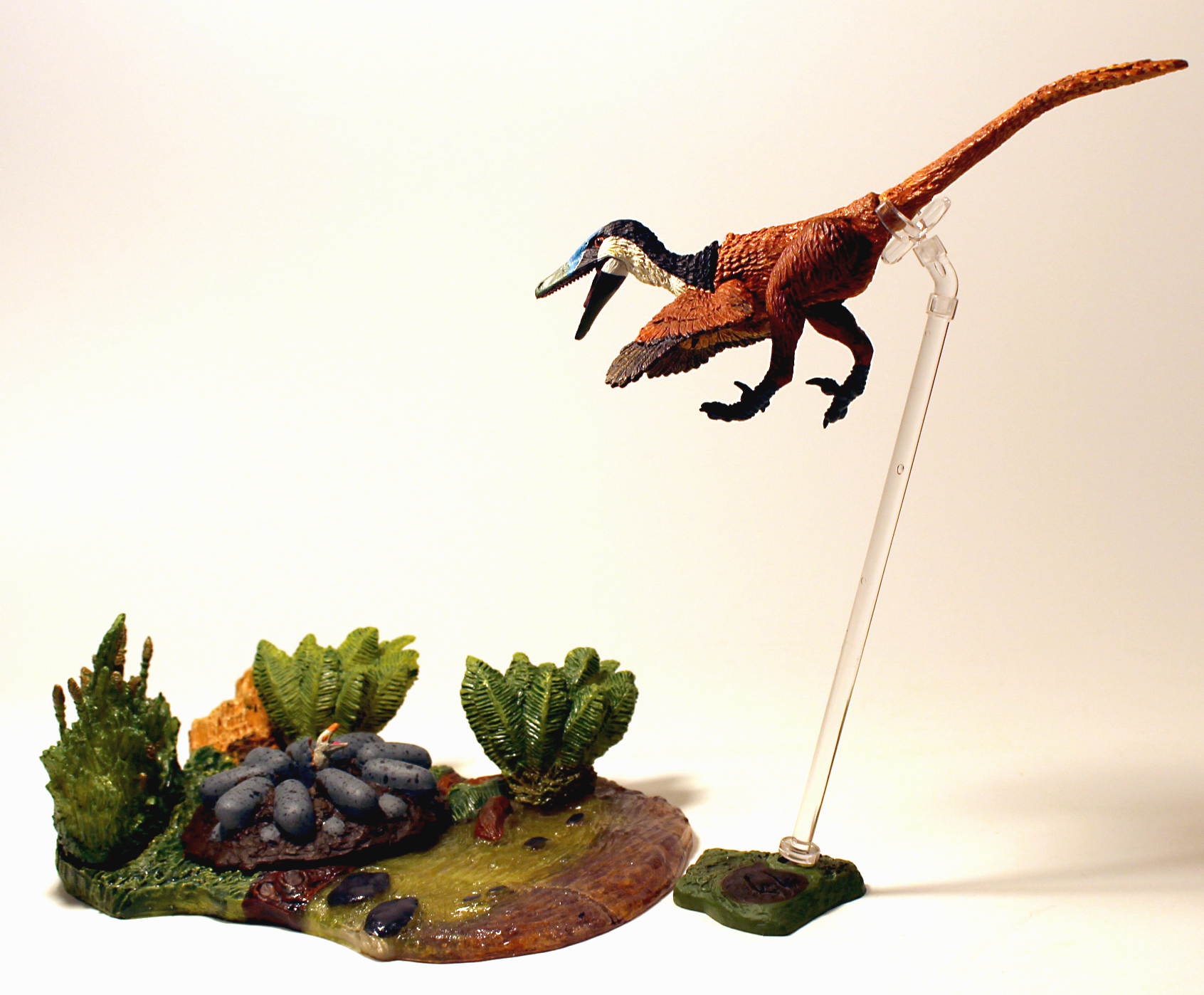 Botm Build Raptor BUITRERAPTOR EM PÂNTANO BEASTS OF THE MESOZOIC FIGURA + ACESSÓRIOS ...
