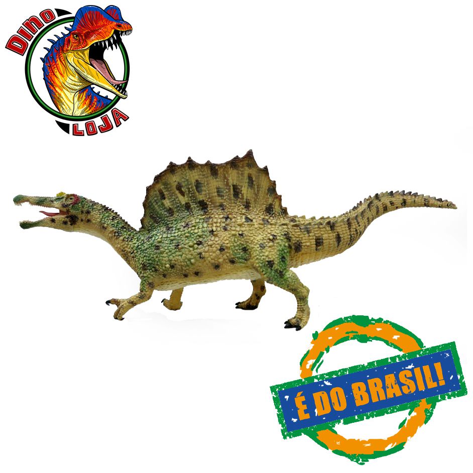 ESPINOSSAURO PAPO MINIATURA SPINOSAURUS PAPO BRINQUEDO DE DINOSSAURO T -  Dinoloja - A melhor loja de dinossauros de coleção do Brasil!
