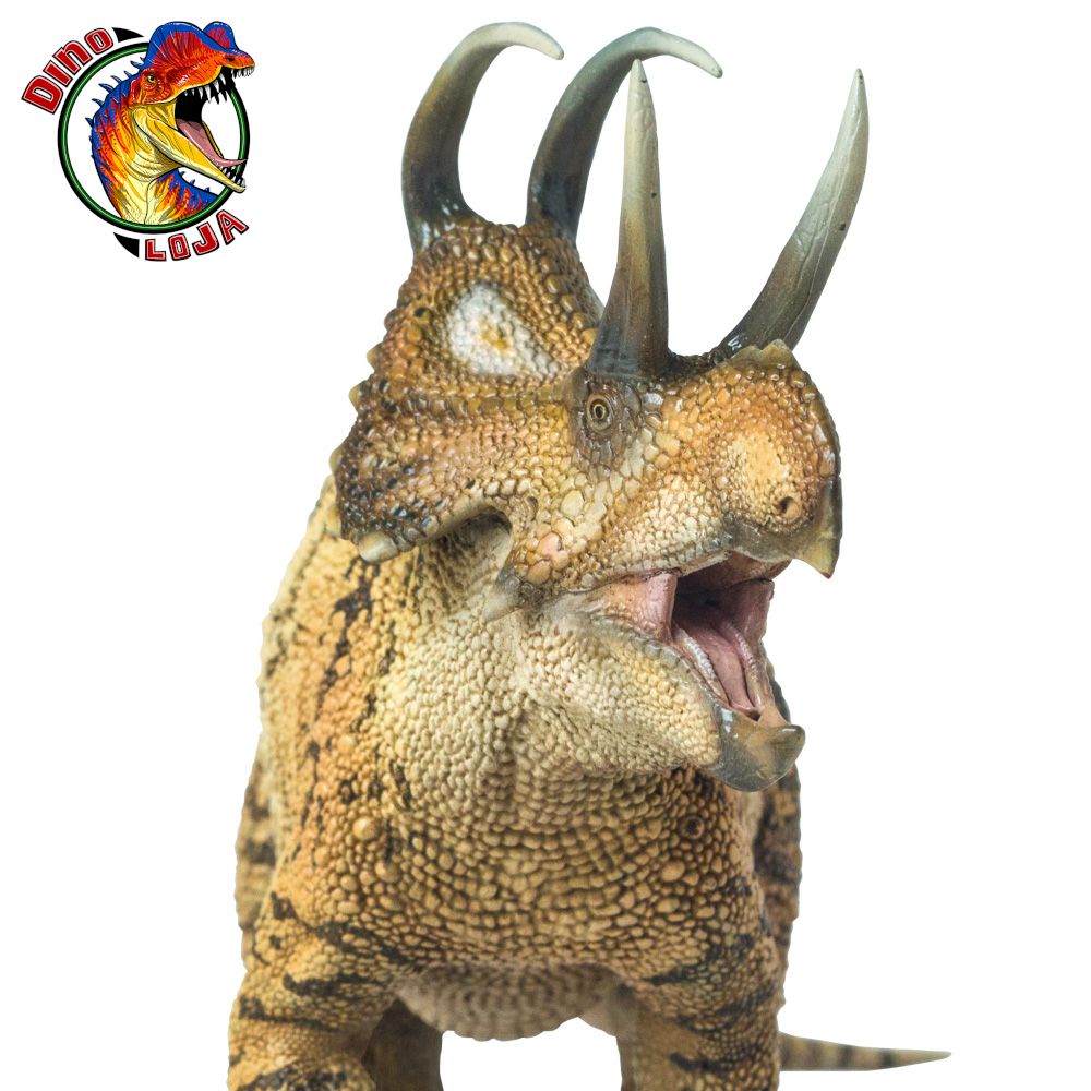 MACHAIROCERATOPS PNSO PEREZ DINOSSAURO MINIATURA EM PLÁSTICO CERATOPS ...