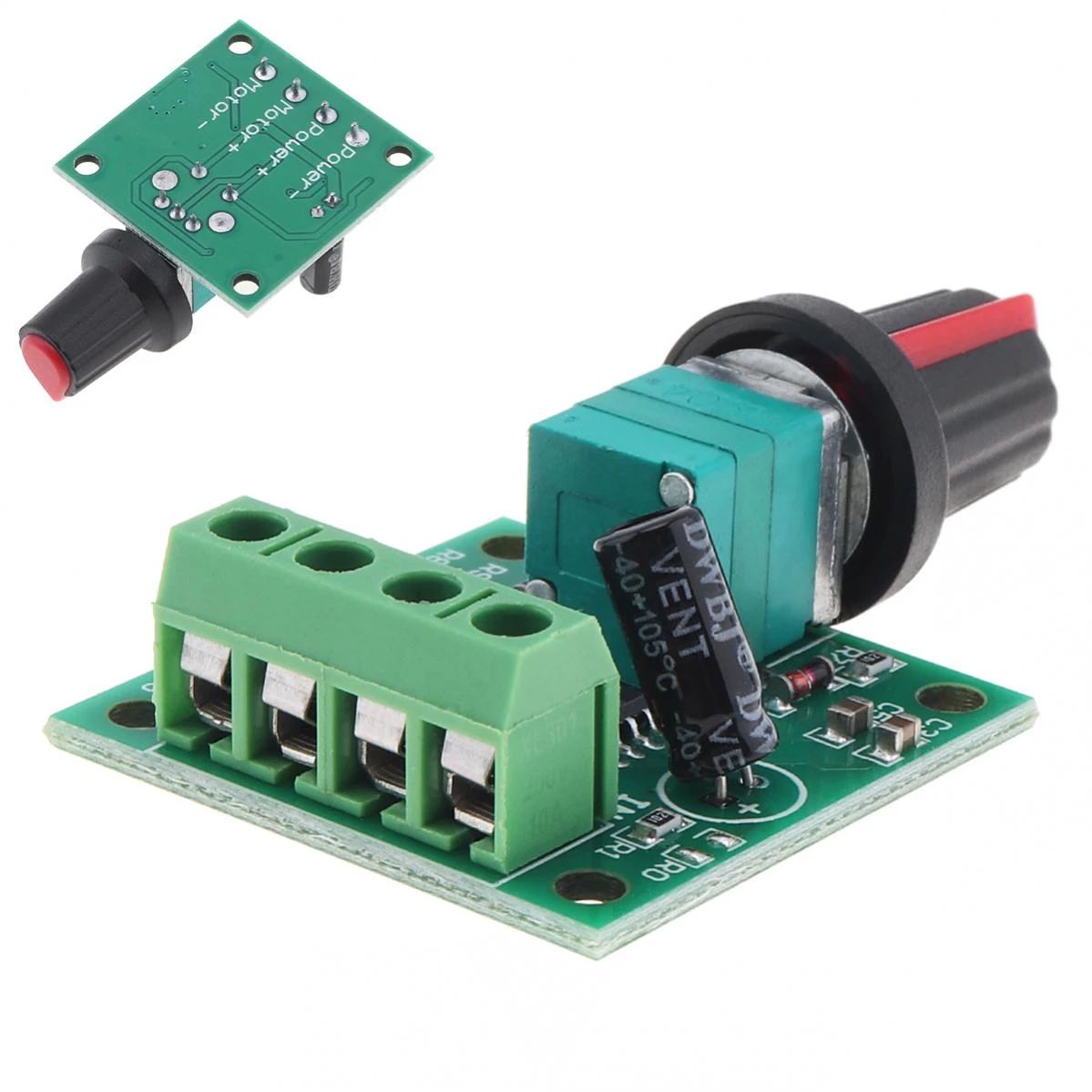 Módulo Controlador PWM 1.8 a 12V 2A 1803BK | AutoCore Robótica