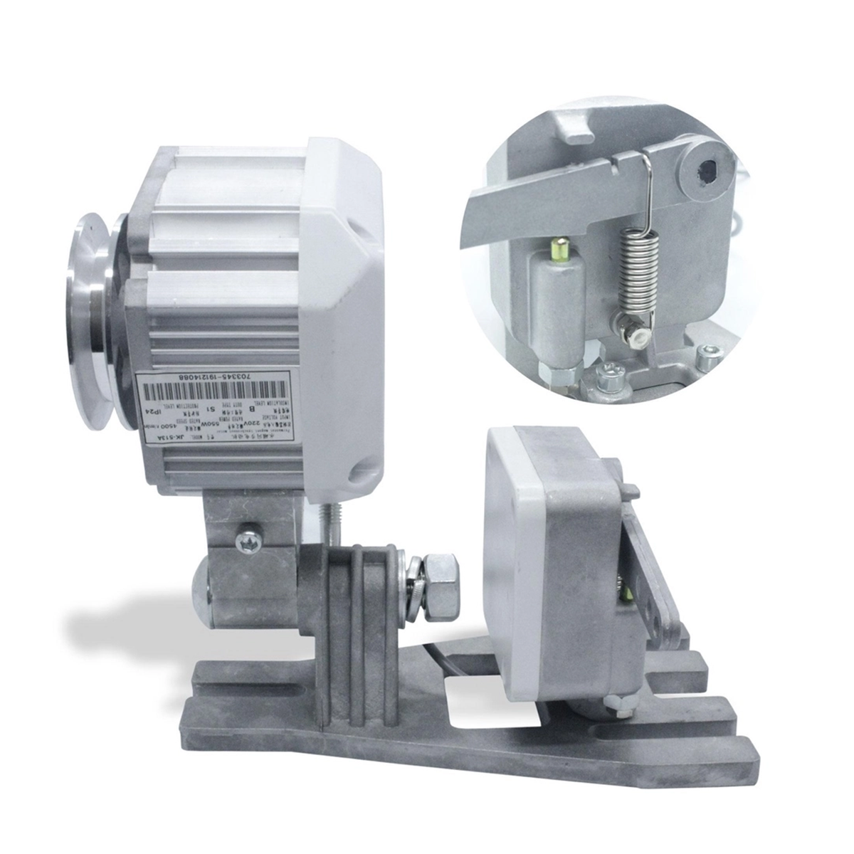 Servo Motor Máquina de Costura Industrial 550W Com Sincronizador Jack