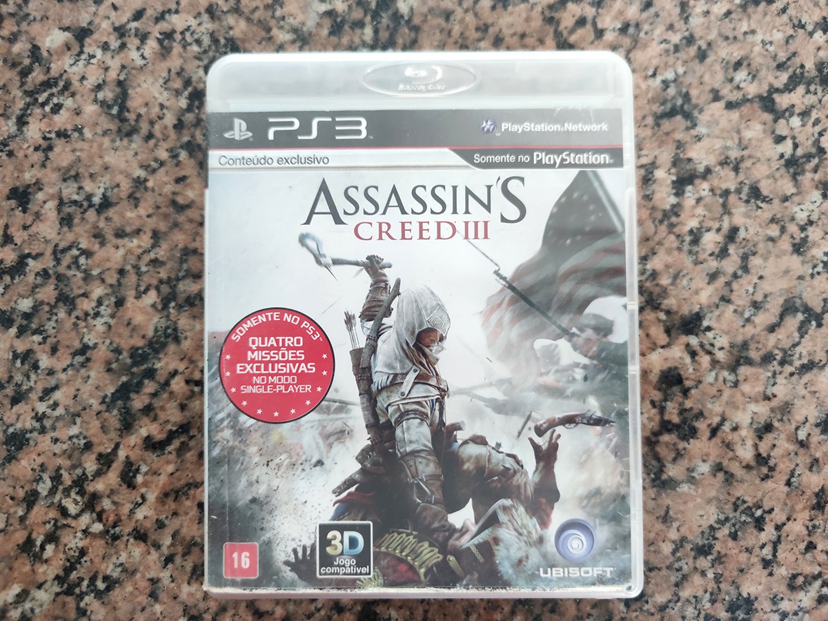 Jogo PS3 Assassins Creed III - Ubisoft