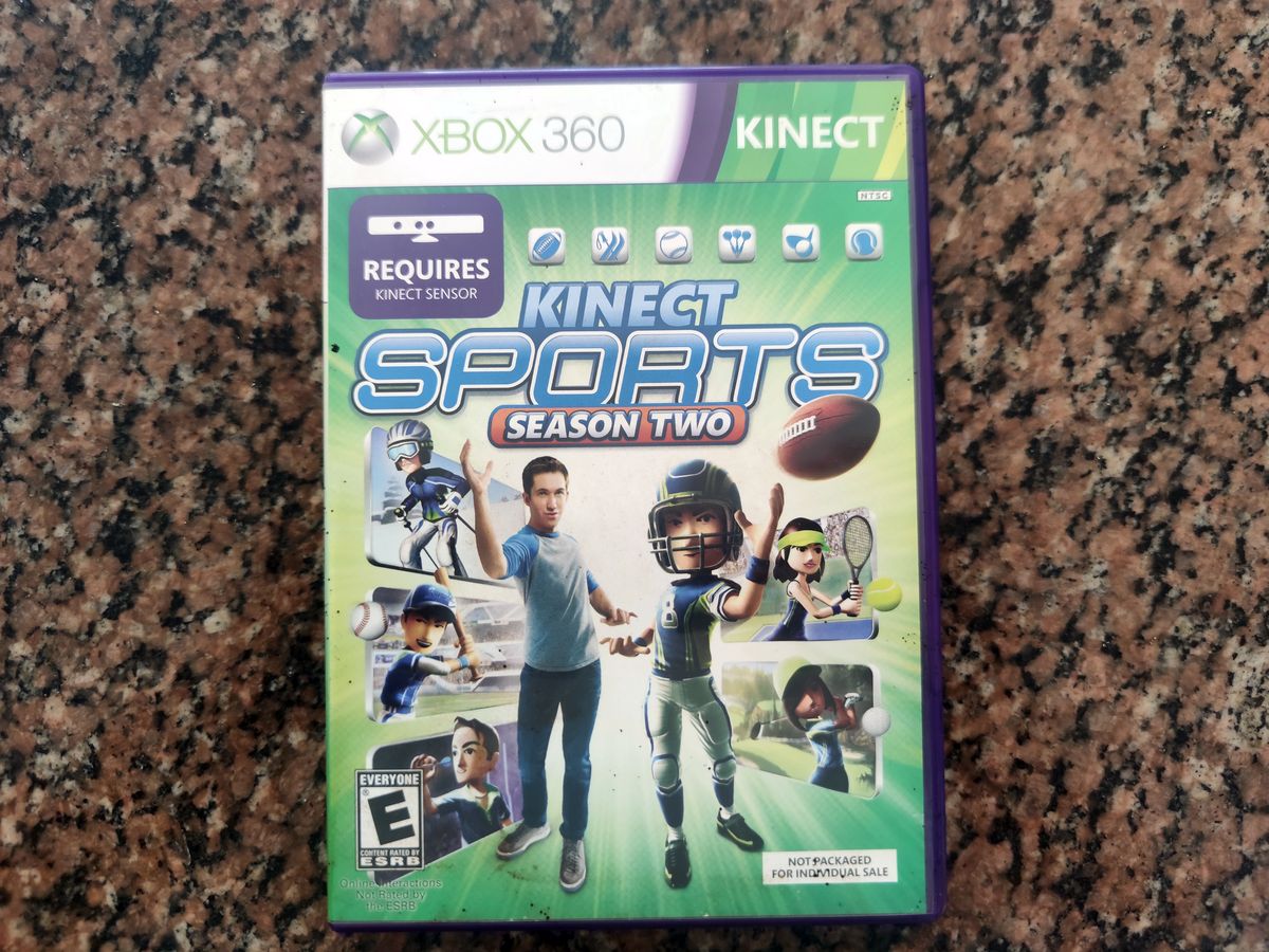 Microsoft XBox 360 Kinect Sports Season Two/Kinect Adventures- 2