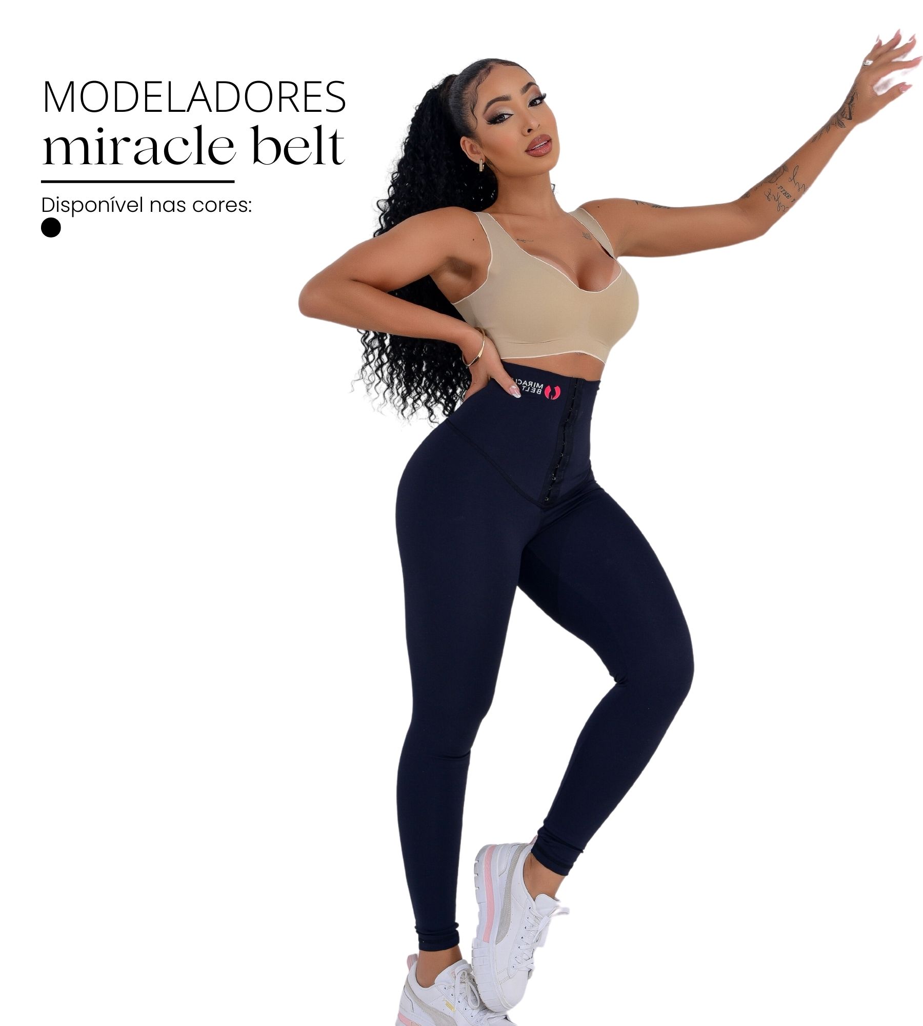 Legging Modeladora - Cinta modeladora feminina - A original Miracle Belt