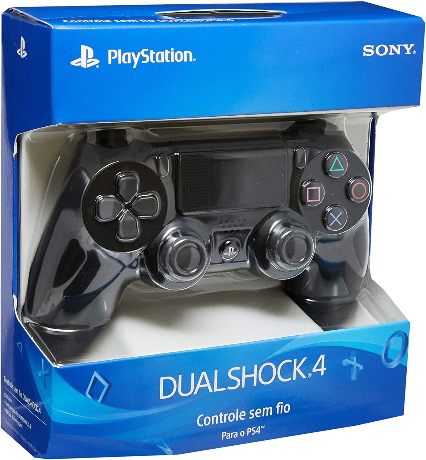 Controle sem Fio Sony DualShock 4 Preto para Playstation 4 + Jogo Horizon  Chase Turbo Senna Sempre para PS4 – Marketplace Triibo