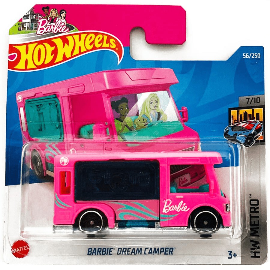 Carro Colecionável Hot Wheels - Barbie Dream Camper - Planeta Nerd-Geek