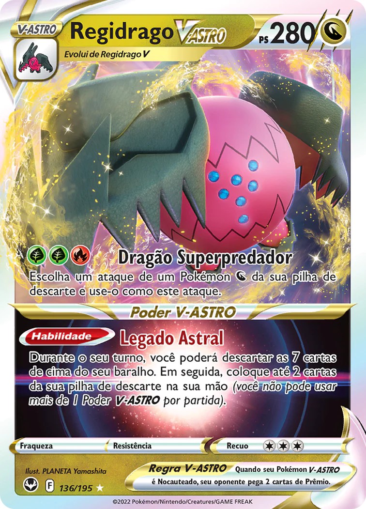 Pokémon Coleção Realeza Absoluta Regidrago V - Copag - Deck de