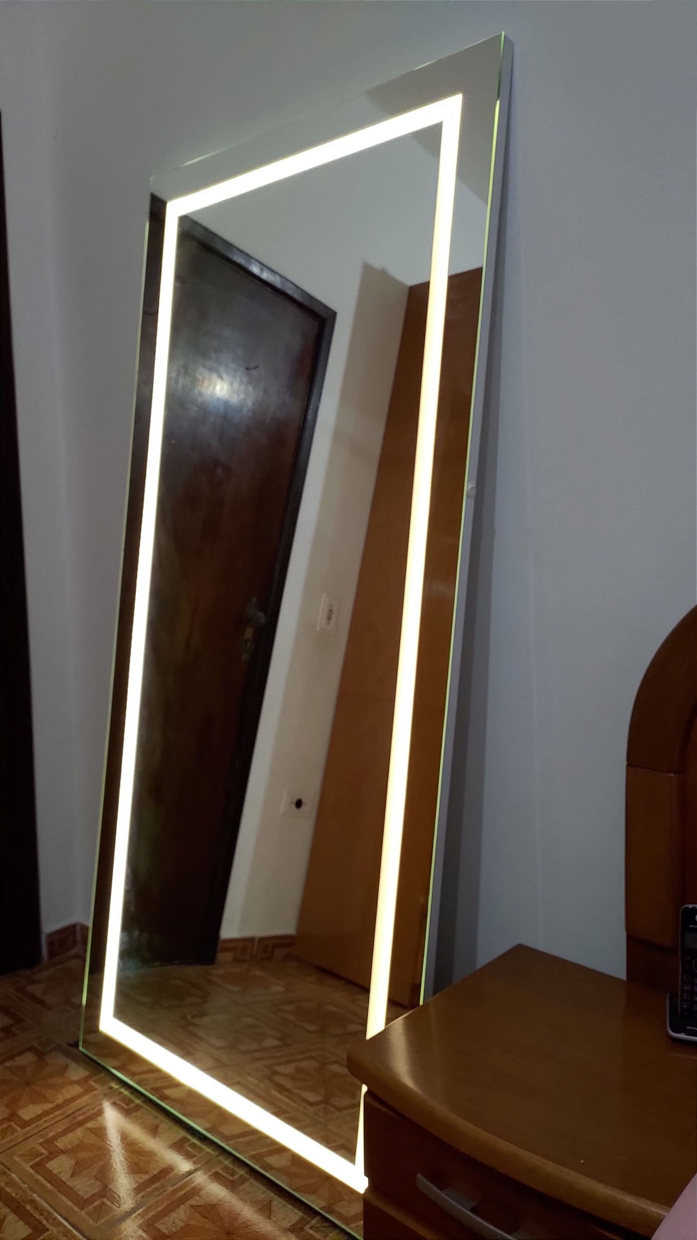 Espelho de chão - LED Premium - Vidrocentro