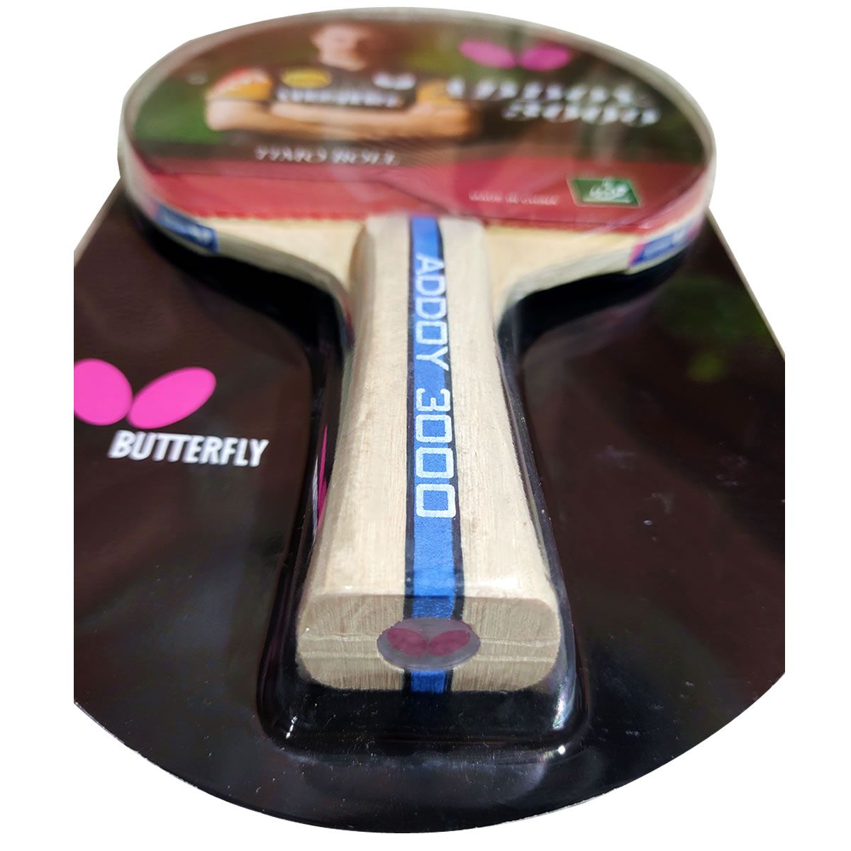 Raquete Tenis de Mesa Clássica Butterfly Addoy 3000 - Loja Tênis de ...