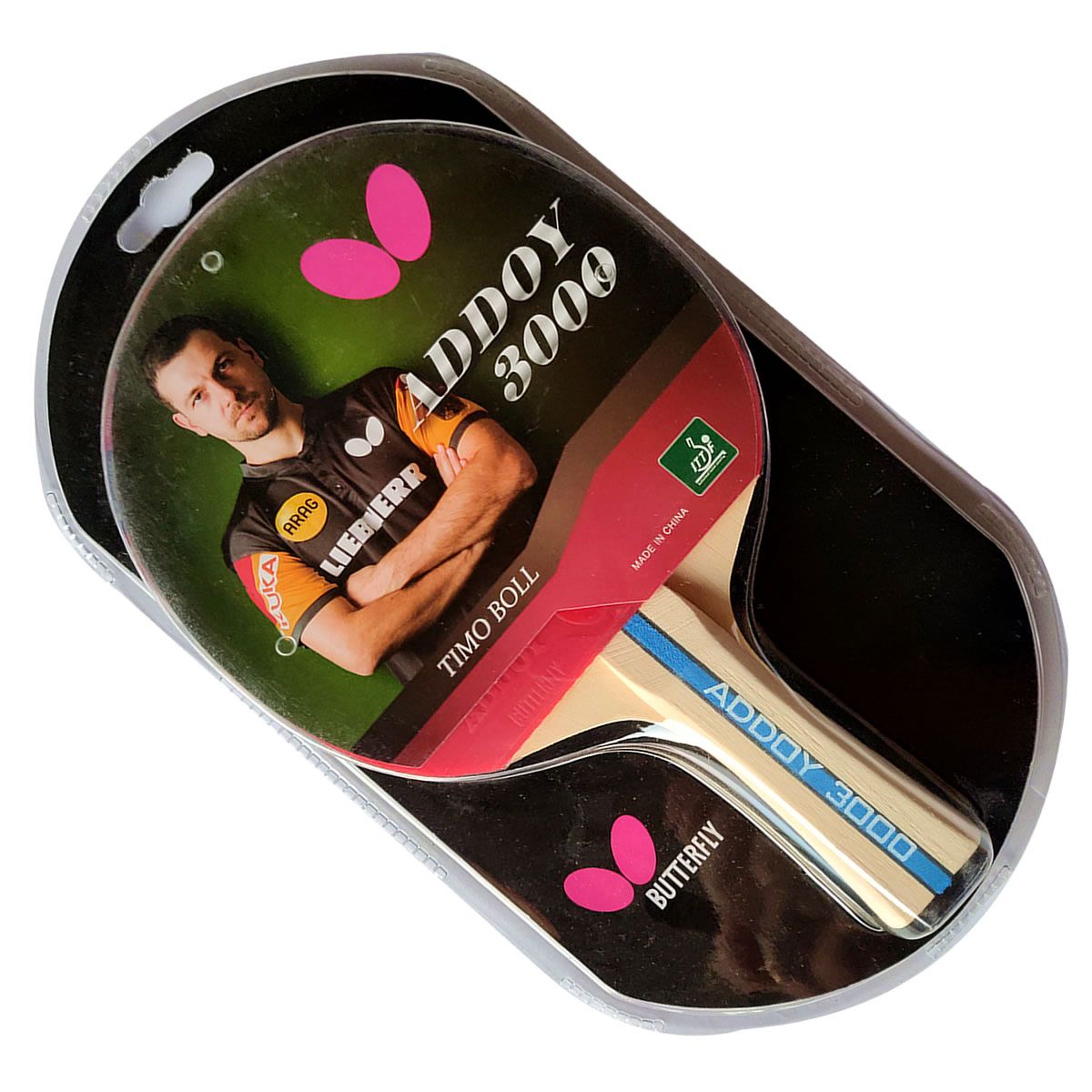 Raquete Tenis de Mesa Clássica Butterfly Addoy 3000 - Loja Tênis de ...