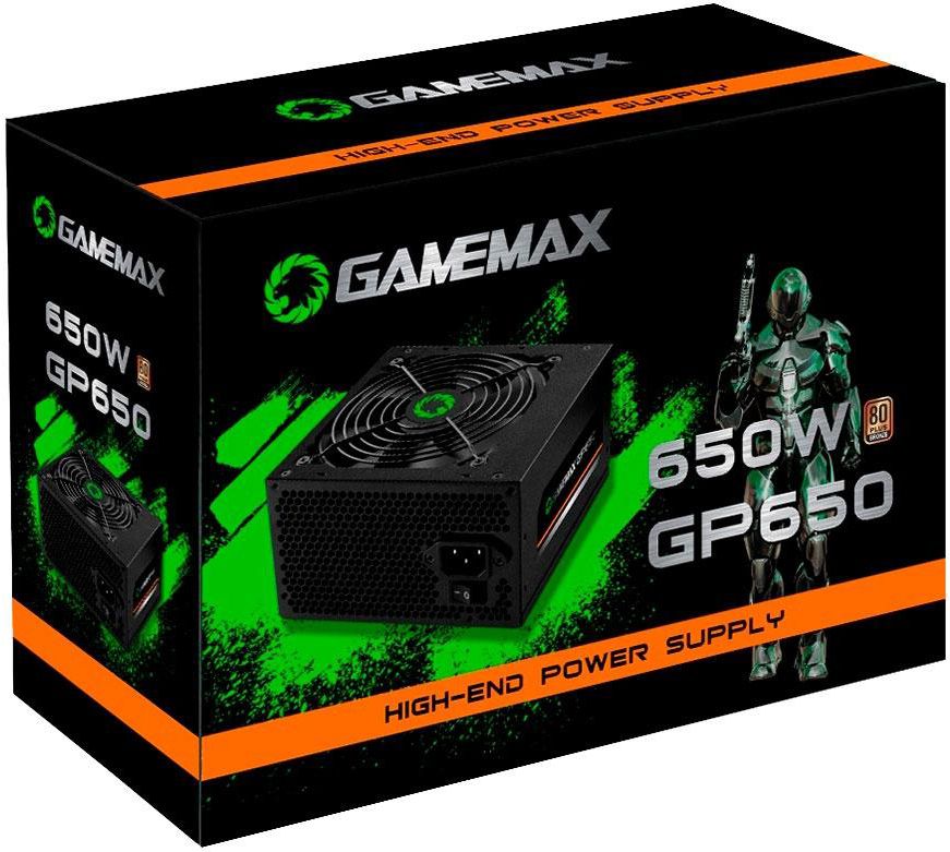 Fonte Gamemax GX650, 650W, 80 Plus Gold