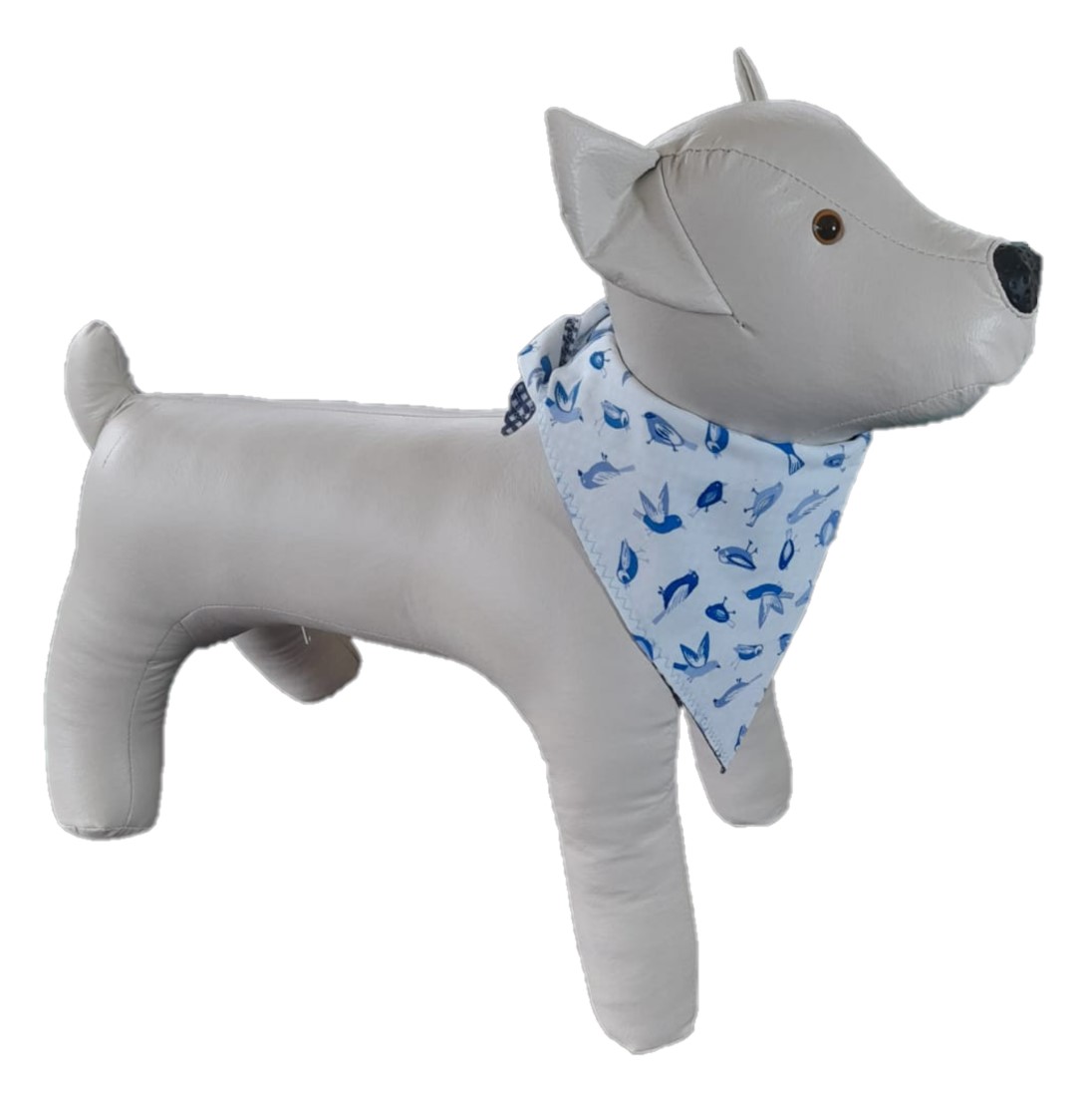 Bandana Dupla Face para Cachorros Pássaros Marinho ZenPet