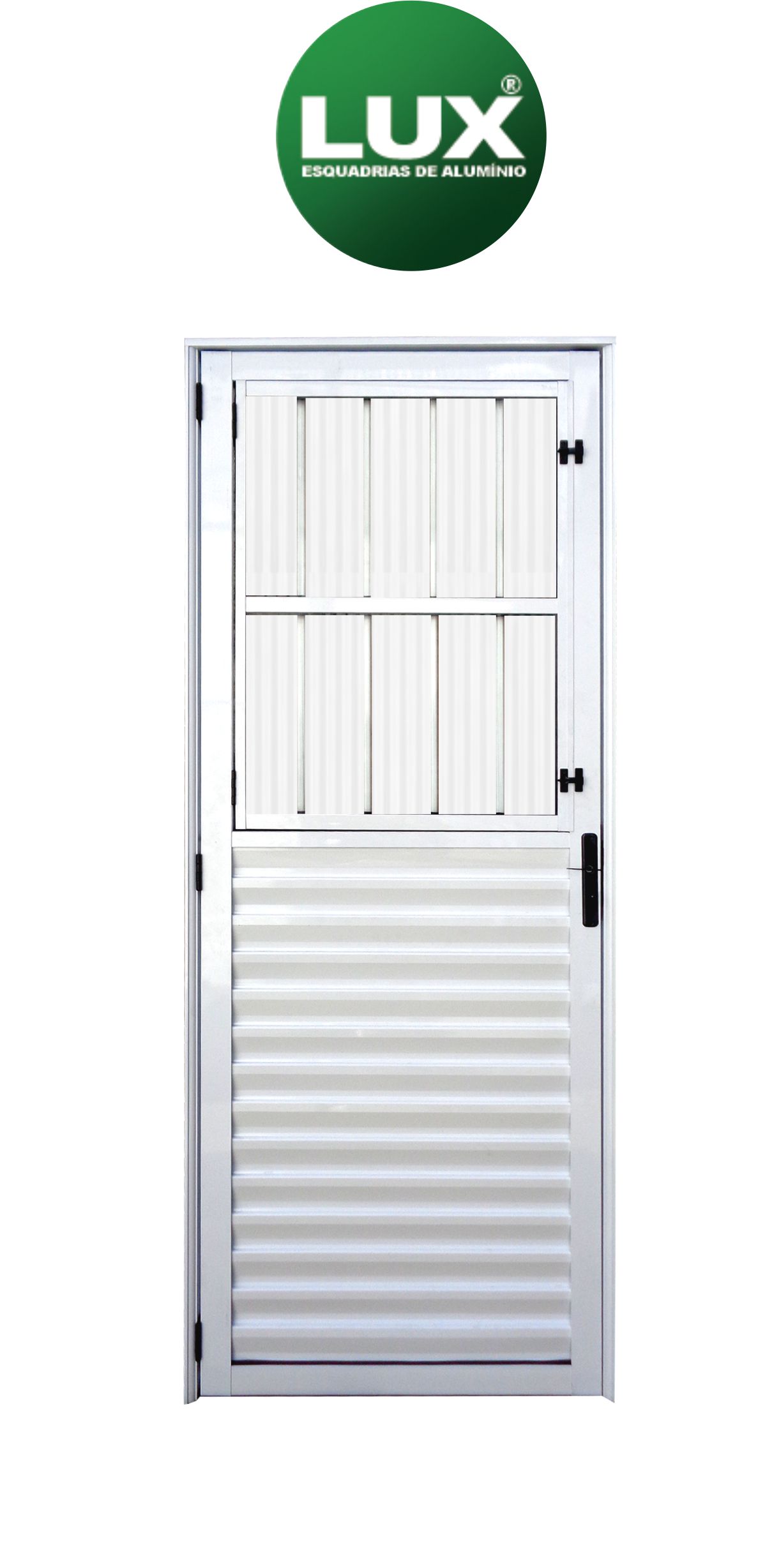 Porta Social alumínio branco Lux esquadrias - Loja das Esquadrias - Sua  melhor opção em esquadrias de madeira e alumínio Portas, janelas, portas  pivotantes, portas especiais