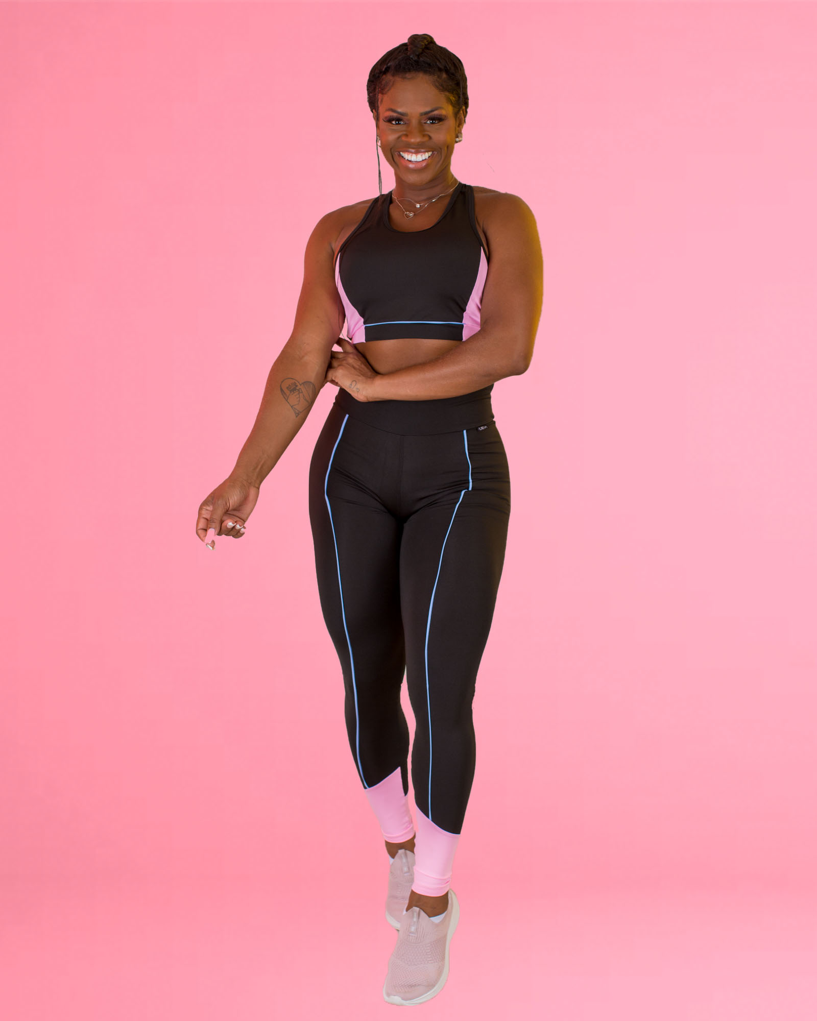 Bebe Pink Active Sports Bras