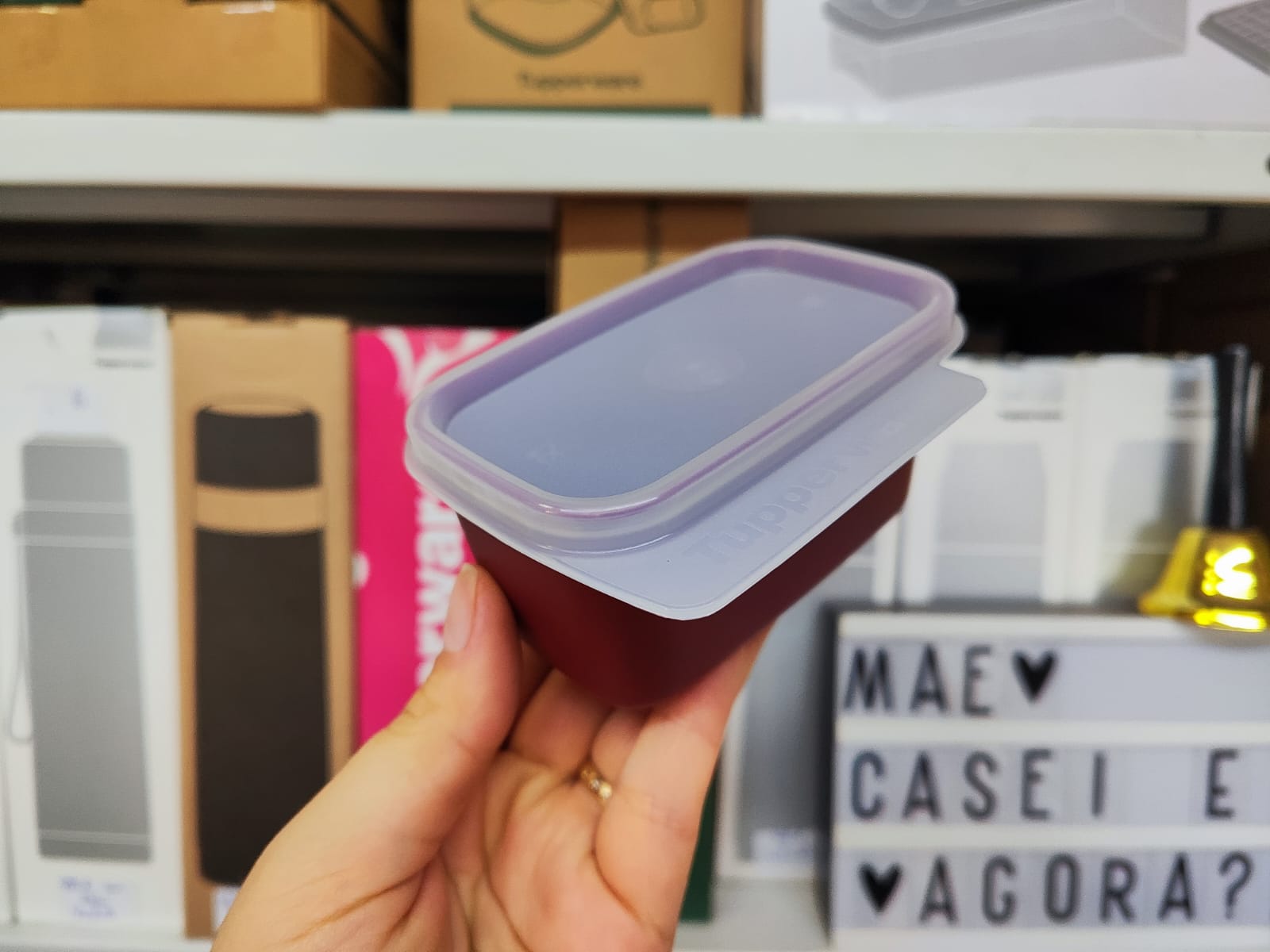 Tupperware Basic Line 160 ml Bordo - Mãe, Casei e Agora?-Tupperware!