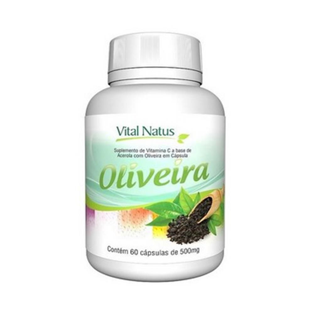 Extrato de Folha de Oliveira 500mg - 60 Capsulas - Vital Natus