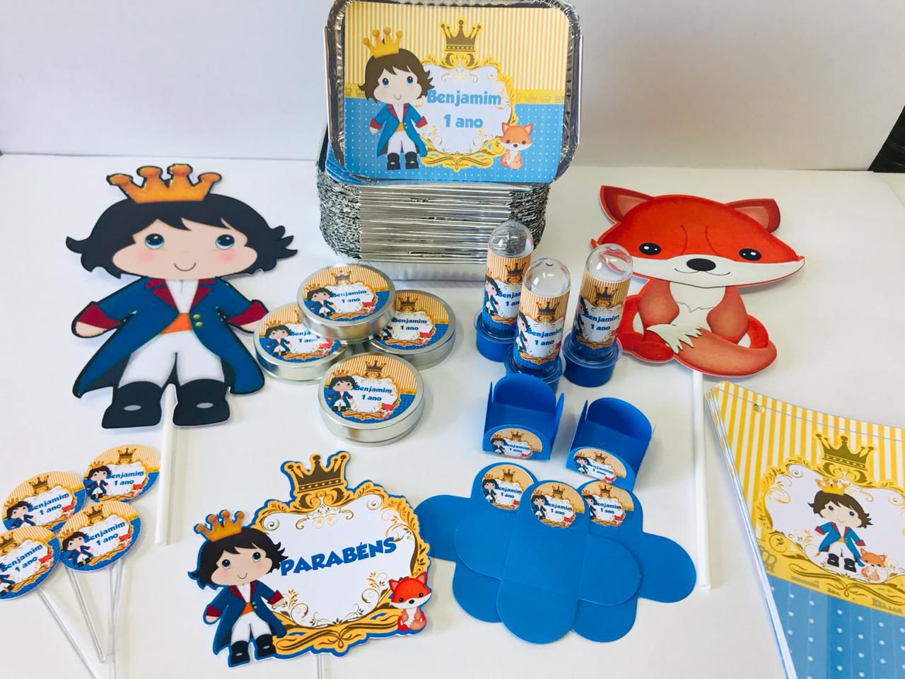 Kit Centro De Mesa Pokemon Personalizado Nome e Idade