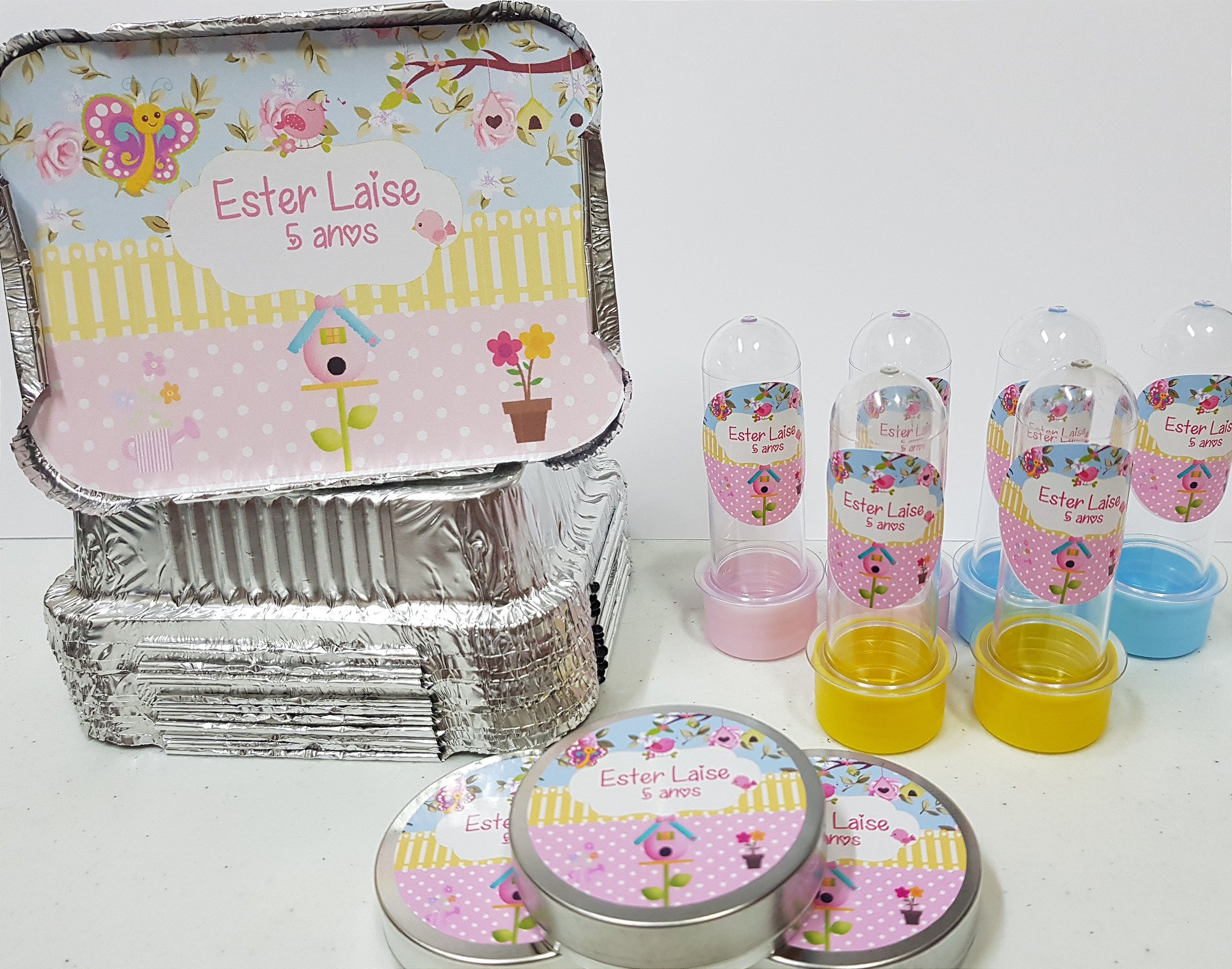 KIT festa infantil de aniversário e lembrancinhas personalizadas com ...