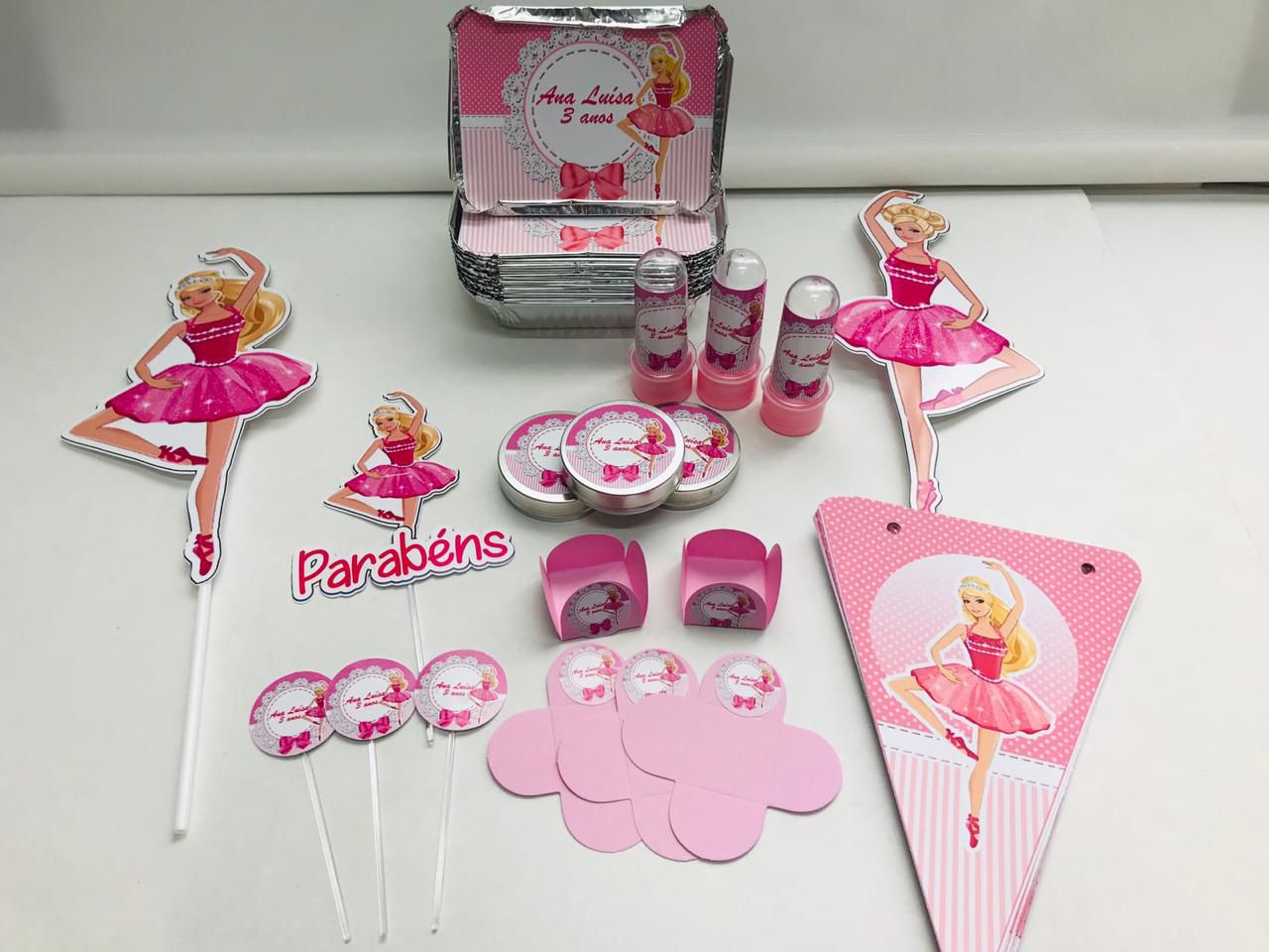 Lembrancinha de aniversario da barbie