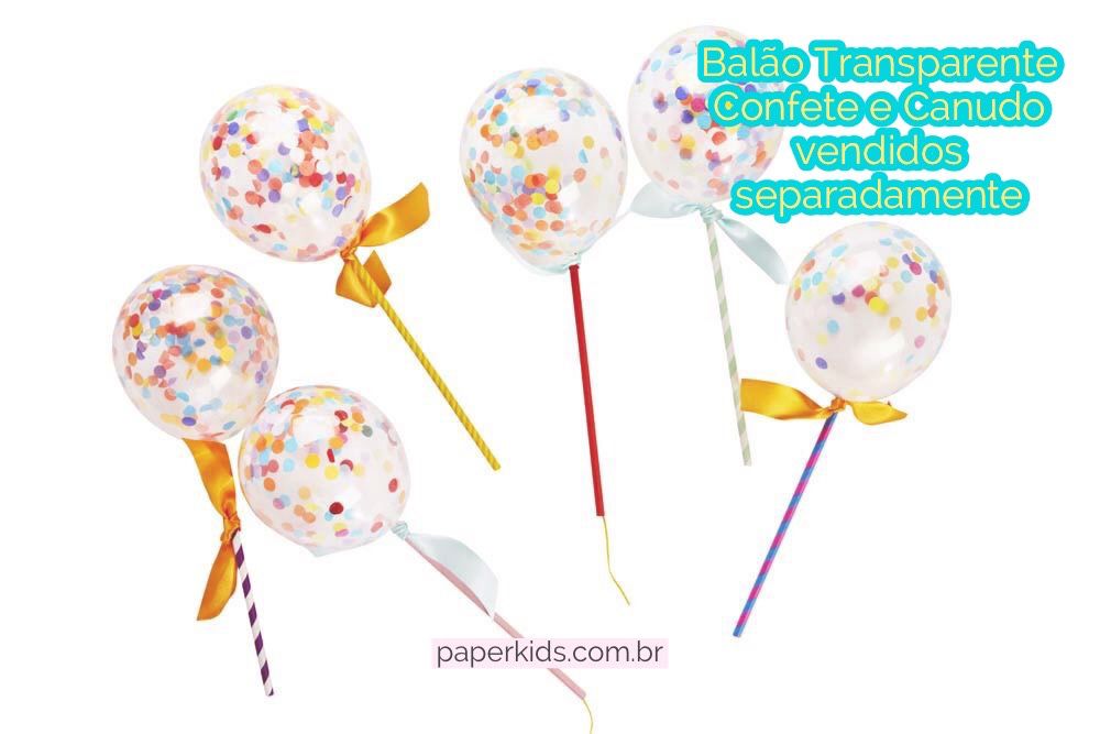 Mini balão látex 5" - Transparente (unidade) - PAPER KIDS - Loja de artigos  de festa - Online Guarulhos SP