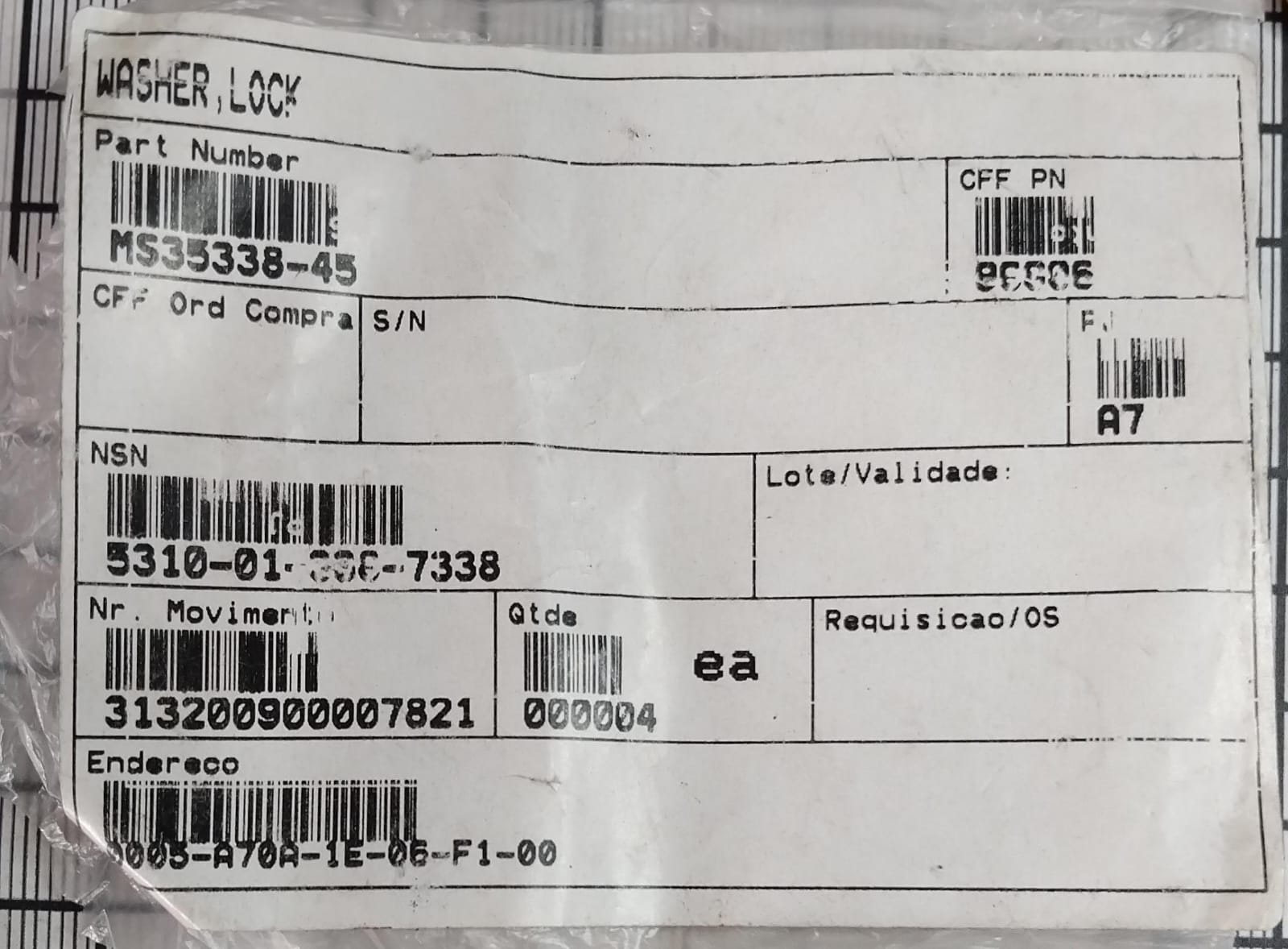Ms35338 Spec.pdf ARRUELA PRESSÃO - MS35338-45 (AN935-516L) - Fibraer