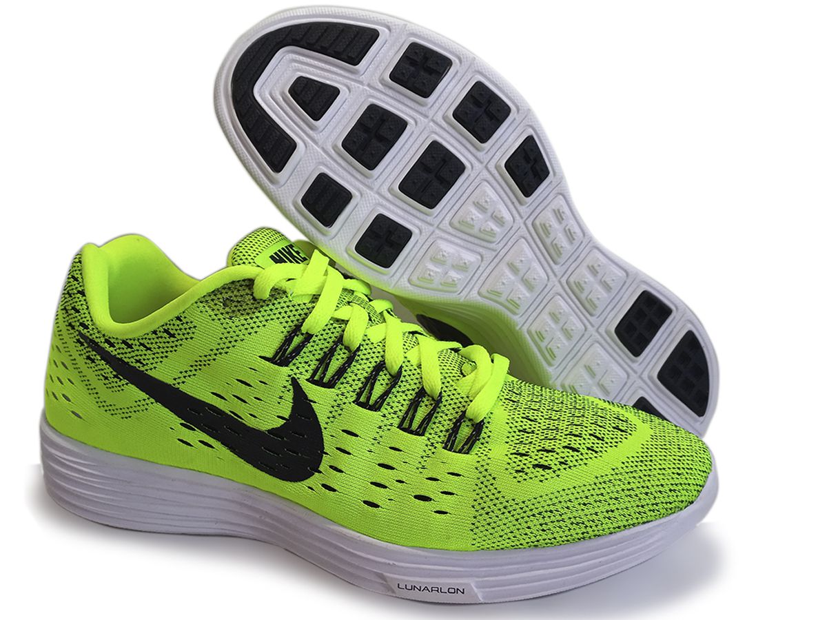 Tênis Caminhada Nike Lunartempo Verde Limão - Outlet HMX Sport