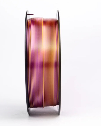 Filamento PLA Silk Duo 1,75mm 1Kg Roxo e Dourado 3D Fila ...