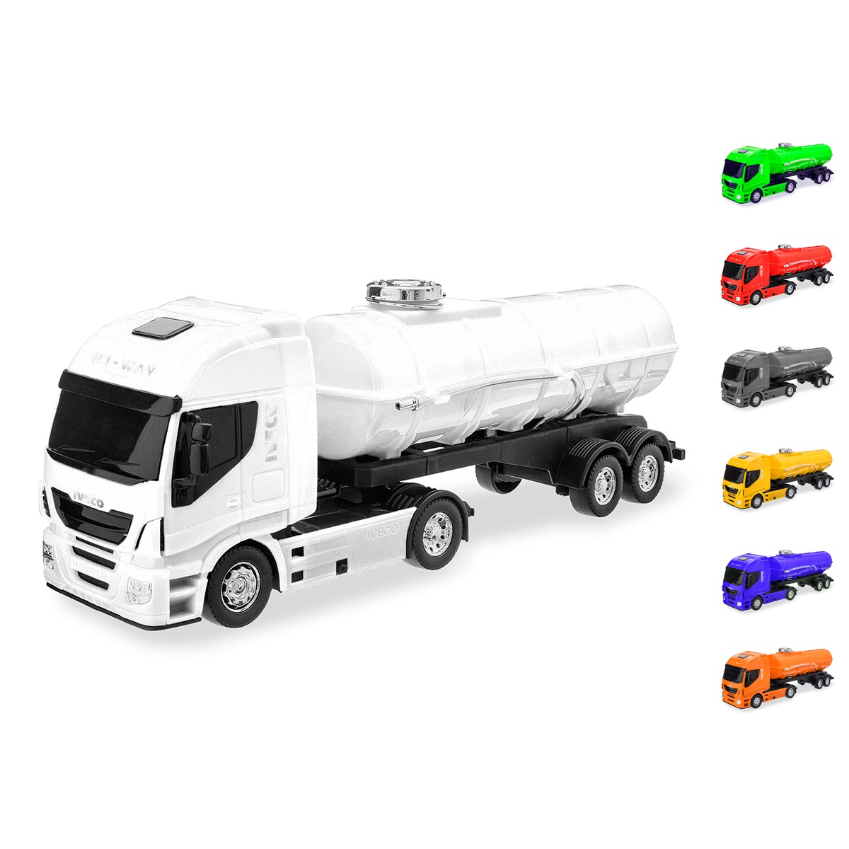 Miniatura Caminhão Brinquedo Infantil Iveco Tanque Gasolina