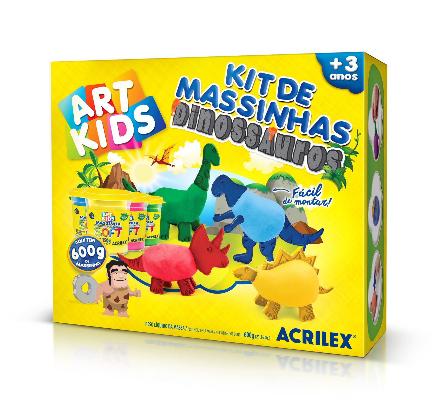 Kit 2 Jogos Quebra Cabeça Dinossauro Infantil C/ 30 Peças