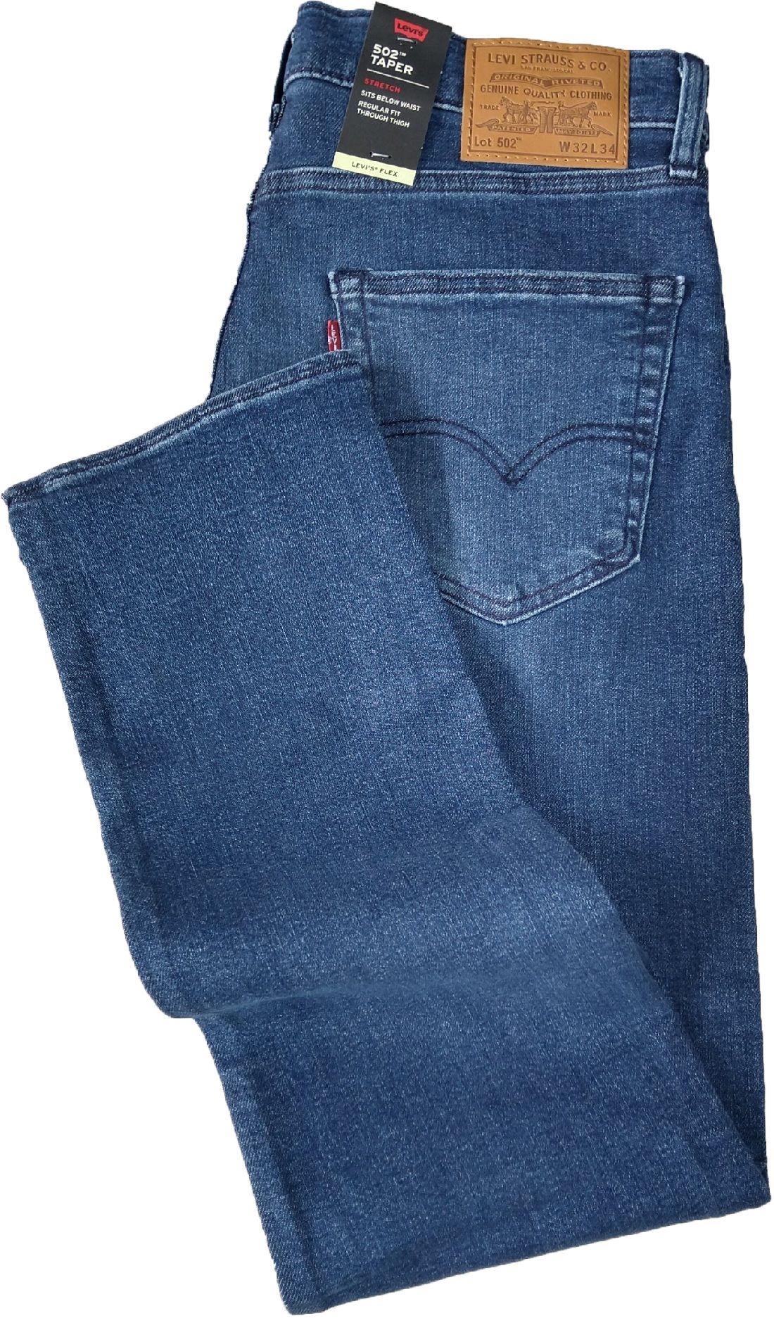Calça Jeans Levis Masculina - Ref. 502-0649 Regular Taper - Boca Fina -  FIDALGOS