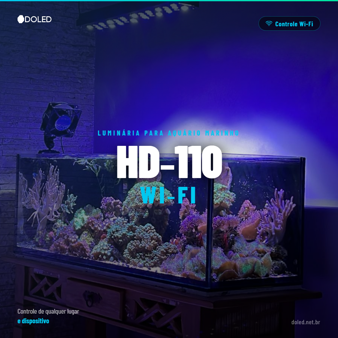 Luminária led Aquário Marinho - Doled
