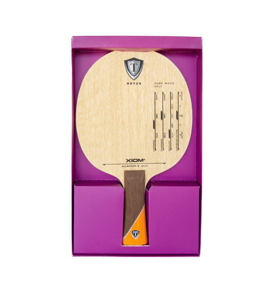 Ping Pong Personalizzato Classico Allround + Mazza SpinLord Ozelot Pro Viola UK – Set Da Tennis Tavolo