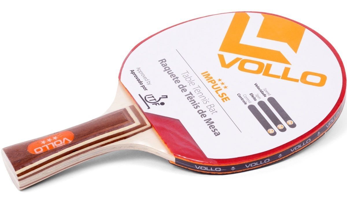 Raquete Tênis De Mesa Vollo - Impulse Profissional Aprovado ITTF - Tênis de  Mesa Store - Loja de Produtos para Tênis de Mesa e Ping Pong