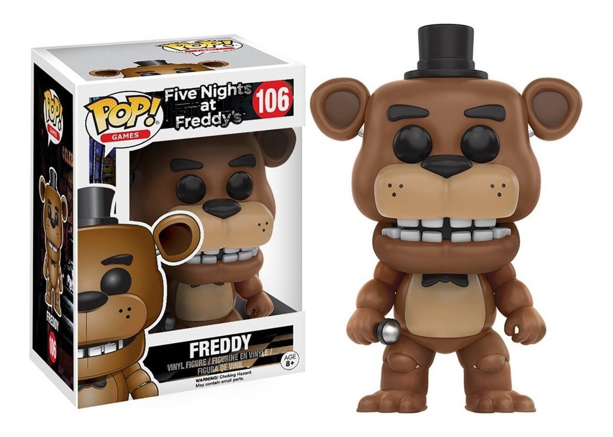 Funko Pop! Games Five Nights At Freddys Freddy 106 Original - Moça do Pop -  Funko Pop é aqui!