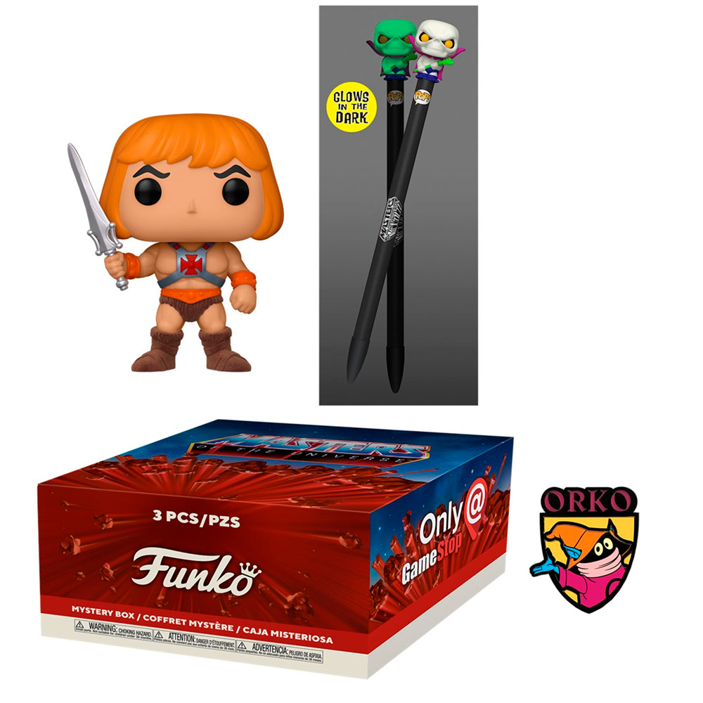 Funko Pop! Masters Of The Universe Mystery Box Funko + Pen - Moça do Pop -  Funko Pop é aqui!