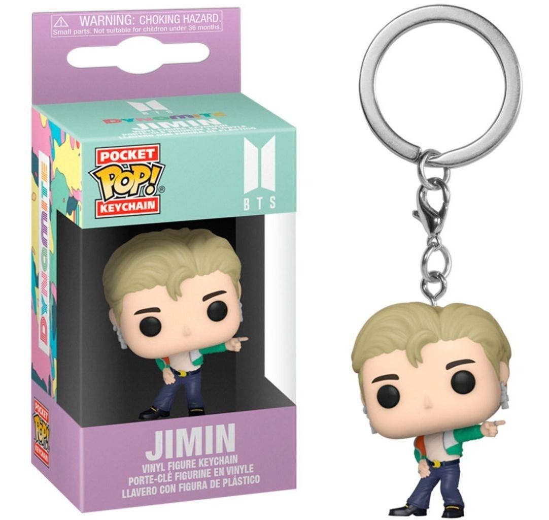 Funko Pop! Keychain Chaveiro Rocks Bts Dynamite Jimin Original - Moça do Pop  - Funko Pop é aqui!