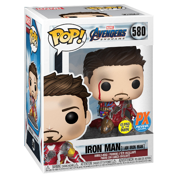 Funko Pop! Marvel Homem de Ferro Iron Man 580 Exclusivo Glow Original ...