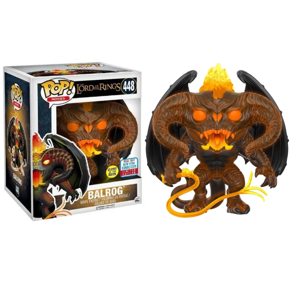 Balrog Pop Funko Pop! Lord Of The Rings Senhor dos Aneis Balrog 448 Glow - Moça do ...