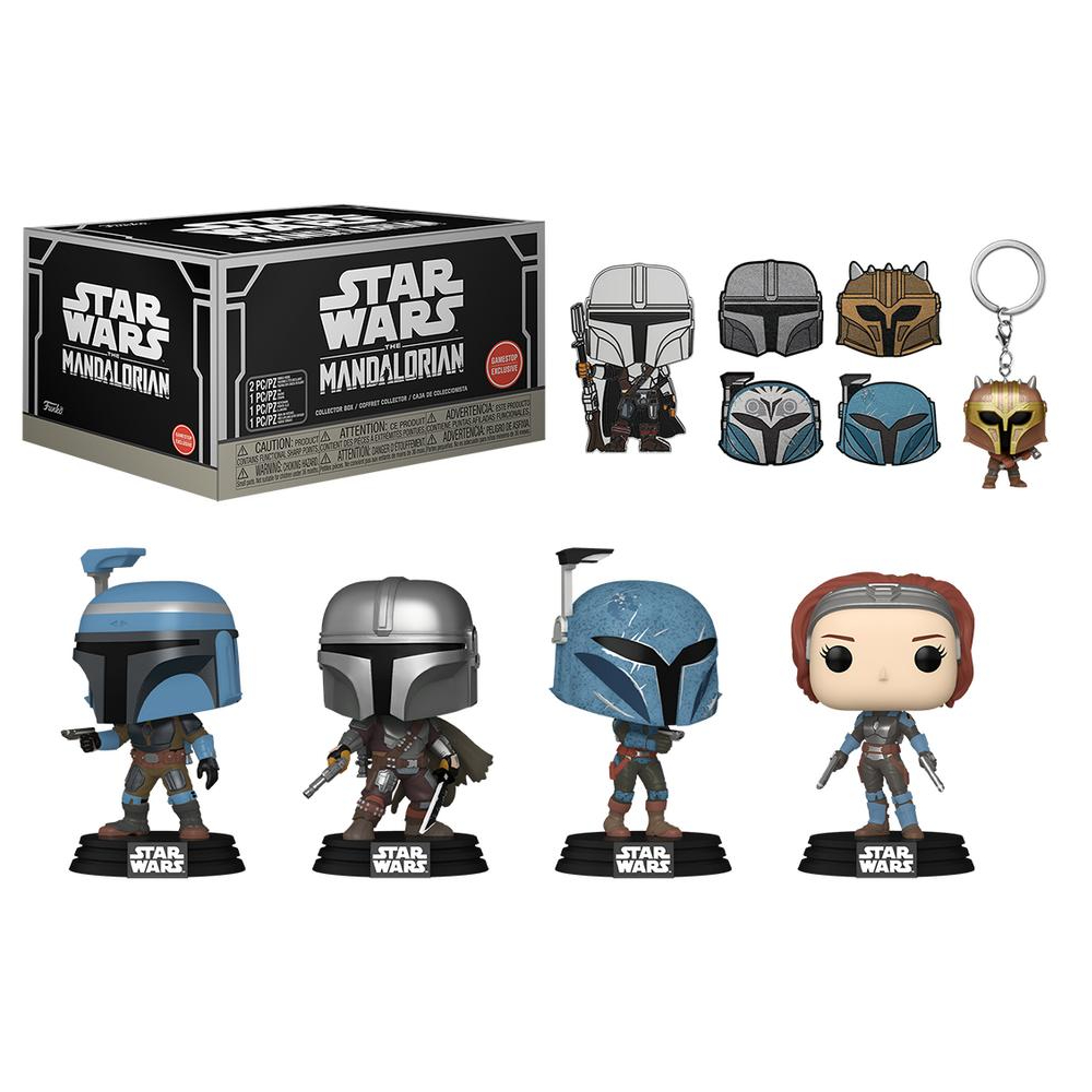 Funko Pop! Star Wars Mystery Box The Mandalorian 4 Packs Exclusivo - Moça  do Pop - Funko Pop é aqui!