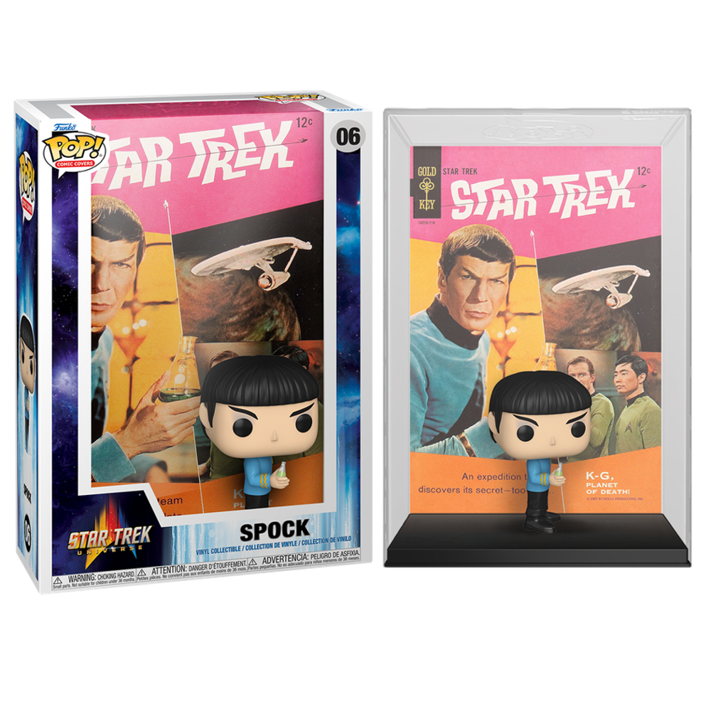 Spock Pop Funko Pop! Comic Covers Star Trek Spock 06 Original Colecionavel - Moça ...