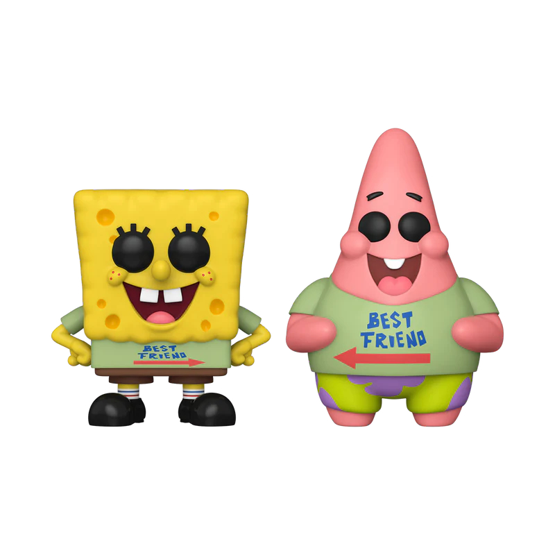 Funko Pop! Bob Esponja SpongeBob Squarepants & Patrick 2 Pack - Moça do ...