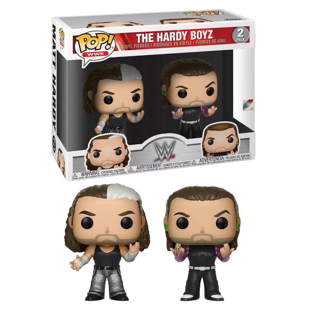 Funko Pop! WWE The Hardy Boyz 2 Pack Exclusivo Original Colecionavel ...