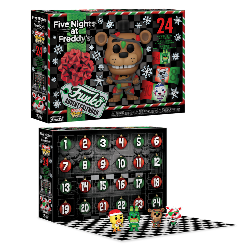 Funko Pop! Calendar Advent Games Five Nights at Freddy's 24 Pecas