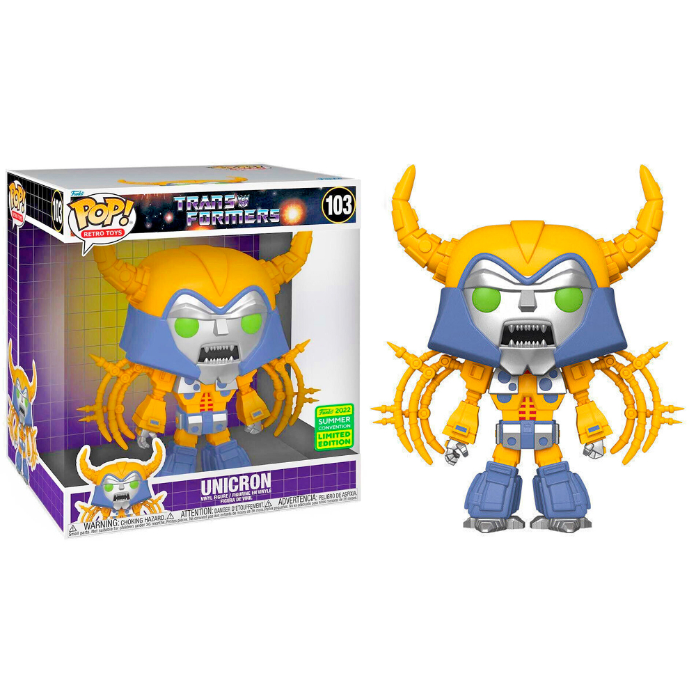 Funko Pop! Retro Toys Transformers Exclusive Unicron 103 Exclusivo