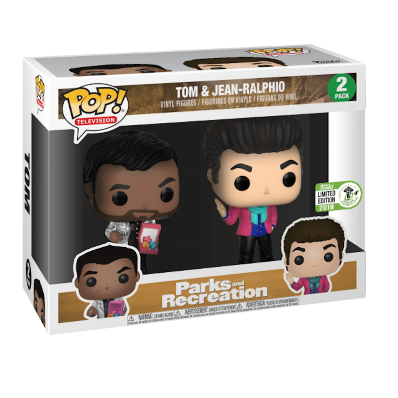 Funko Pop Parks And Recreation Tom And Jean Ralphio 2 Pack Exclusivo Moça Do Pop Funko Pop 