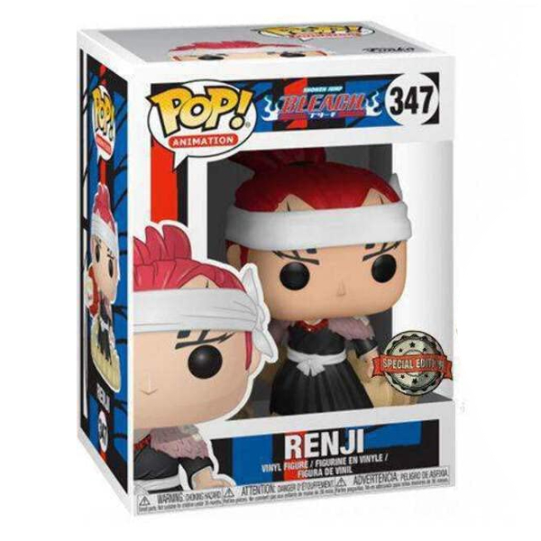 Funko Pop! Animation Bleach Renji 347 Exclusivo Original Colecionavel