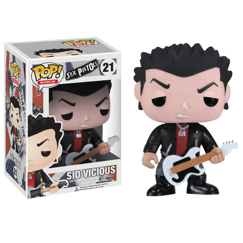 Funko Pop Rock Sex Pistols Sid Vicious 21 Original Colecionavel Moça Do Pop Funko Pop é Aqui 