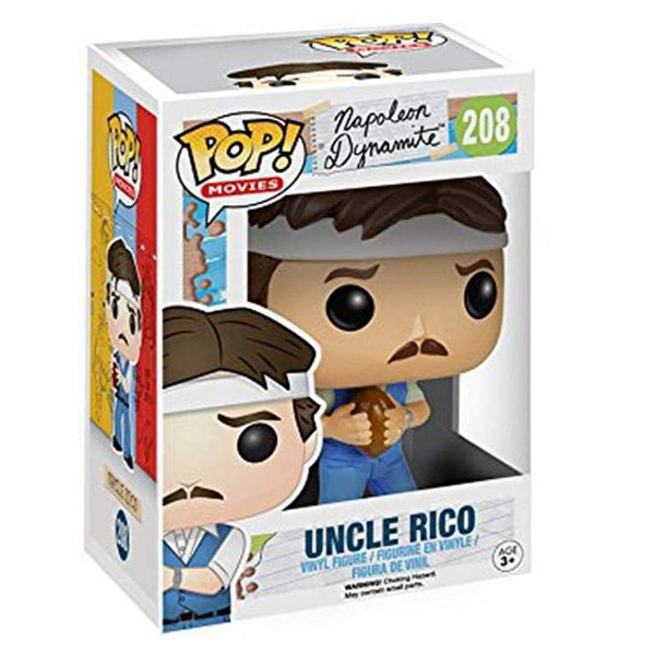 To Do Rico Pop Funko Pop! Filmes Napoleon Dynamite Uncle Rico 208 - Moça do Pop ...
