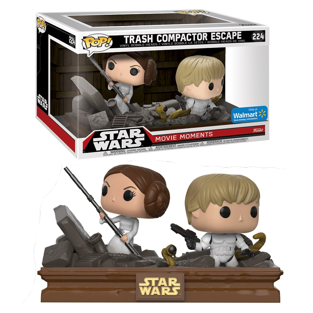 Funko Pop! Television Star Wars Trash Compactor Escape 224 Exclusivo