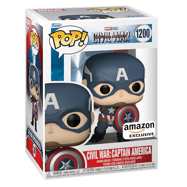 Funko Pop! Marvel Capitão America / Captain America 1200 Exclusivo ...
